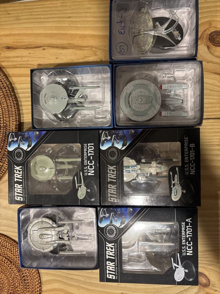 Eaglemoss Star Trek uss Enterprise collection 7 ships Carousel 1