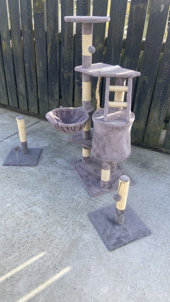 Cat Tree Scratching Post Tower Carousel 5