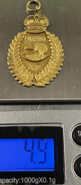 Rare WW2 9ct NZ Army Gold Return Home Fob - Sglmn.T.Burke/2nd N.Z.E.F./1939 Carousel 5
