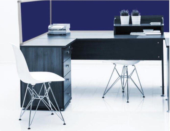 Boyd Visuals Desk Mounted Screen Partition Carousel 1