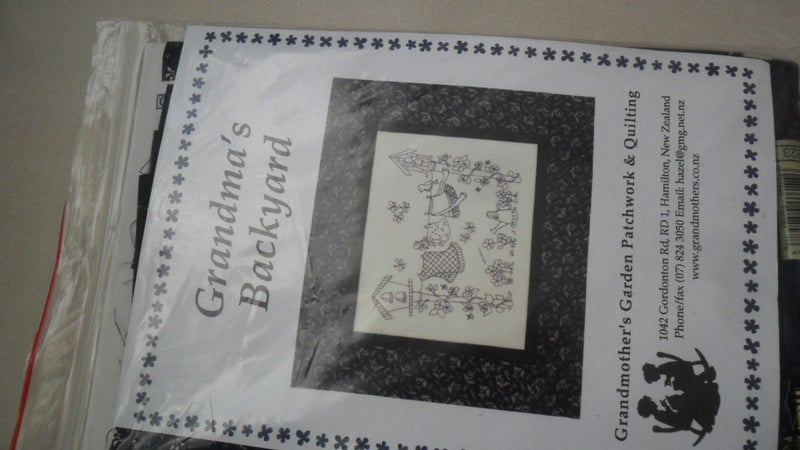 Grandma's Backyard Patchwork Quilting Cushion Kit Carousel 1