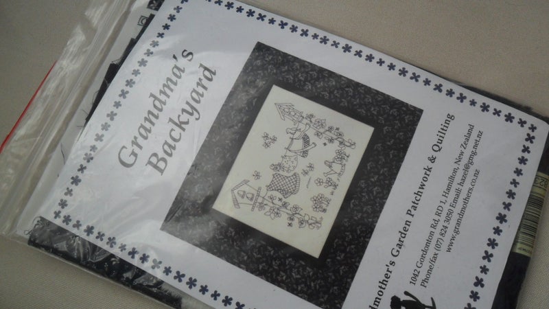 Grandma's Backyard Patchwork Quilting Cushion Kit Carousel 2