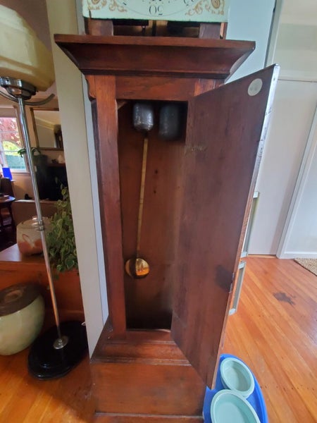 Antique English Longcase clock Carousel 6