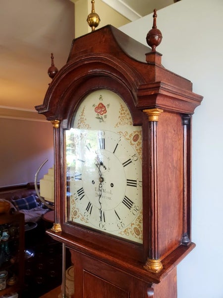 Antique English Longcase clock Carousel 1