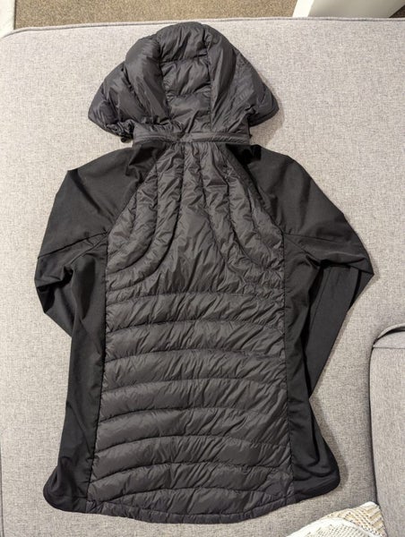 Lightweight Women's Hooded Hybrid Puffer Jacket sz L(14) Carousel 2