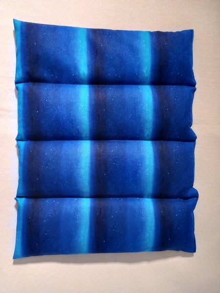 WHEAT BAG - Rectangle shape -blue Carousel 1