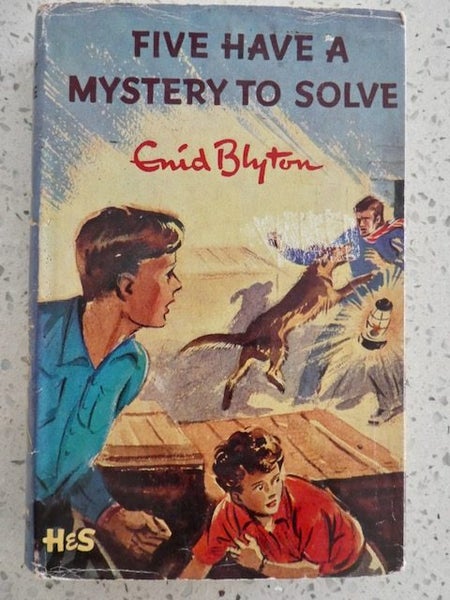 Five Have A Mystery To Solve - Enid Blyton 1965 2imp - hardcover w dust jacket Carousel 1