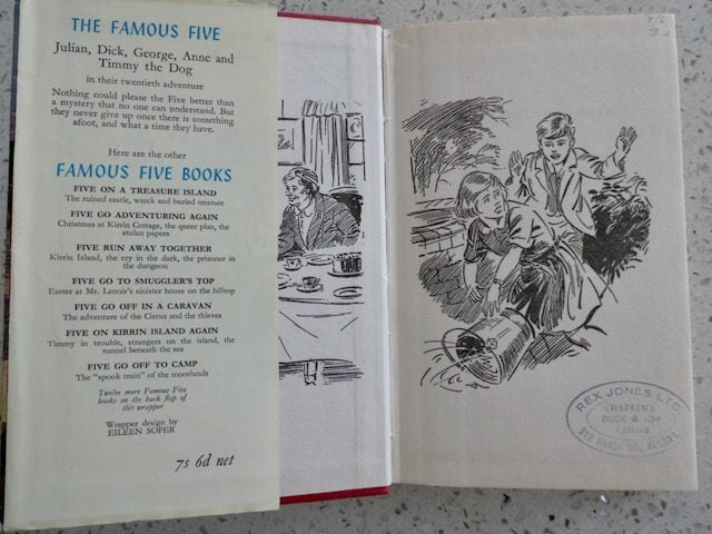 Five Have A Mystery To Solve - Enid Blyton 1965 2imp - hardcover w dust jacket Carousel 2