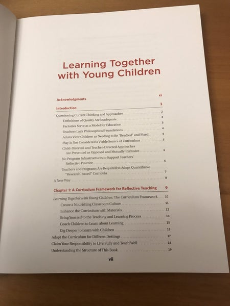 Learning Together with Young Children: A Curriculum Framework for Reflective ... Carousel 2