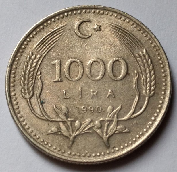 Turkey 1990 - 1000 Lira Carousel 1