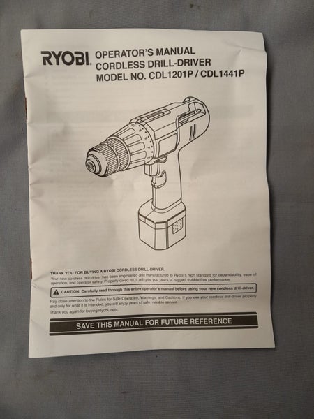 Ryobi CDL1201P 12V Cordless Drill/Driver Carousel 4