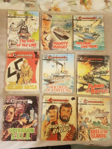 9 Commando Comics Carousel 1