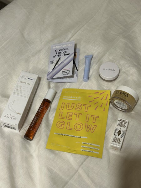 Mecca samples - patchologu Charlotte tilbury Elemis RMS beauty Carousel 1
