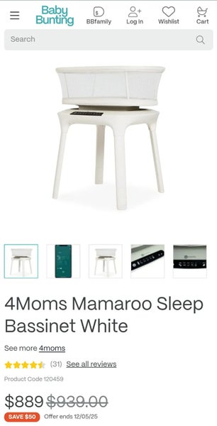 4Moms Mamaroo Sleep Bassinet Carousel 2