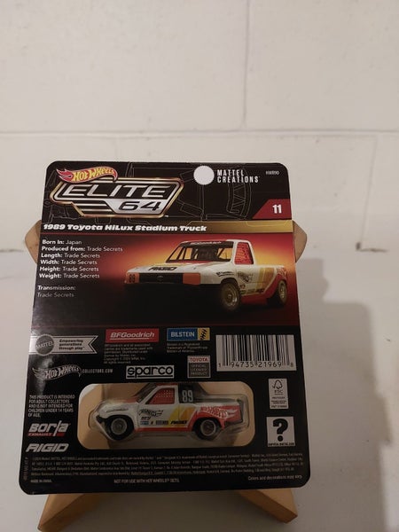 HOT WHEELS ELITE 64 1989 TOYOTA HILUX STADIUM TRUCK62863857171331113