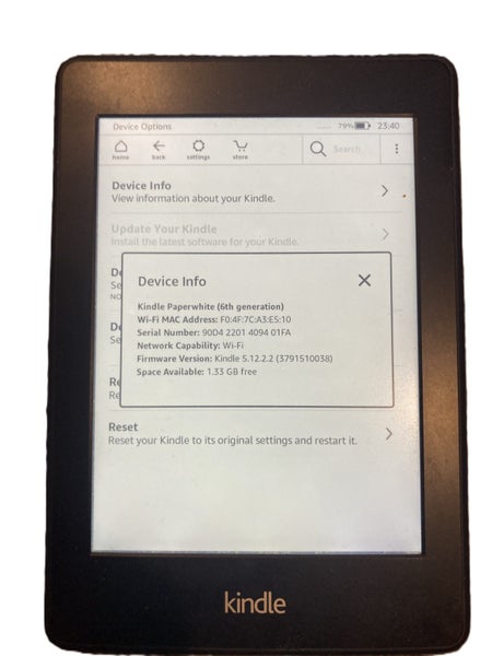 Kindle Paperwhite 6th Generation 2GB Carousel 1