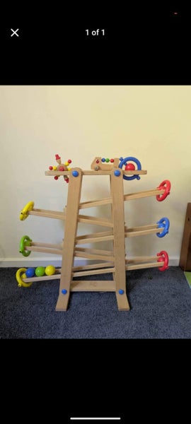 Wooden Ball Track - Toy for Kids Carousel 1