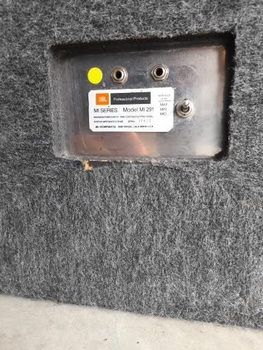 Speakers JBL 15inch Front of house. x2 Carousel 3