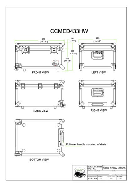 Road Ready Flight Case Packer with Wheels and Handle Carousel 2