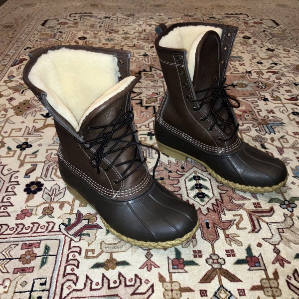 LL Bean Shearling Lined Snow Boots - Made in USA - RRP over $700 Carousel 1