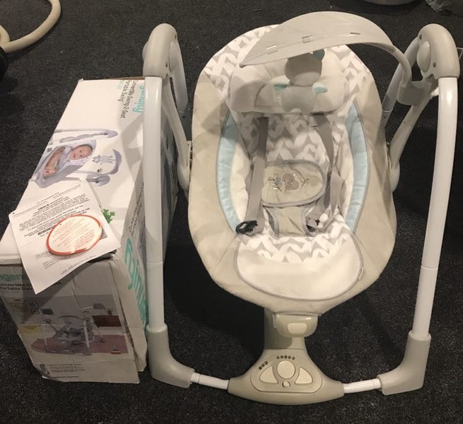 Baby swing seat Ingenuity ConvertMe Swing-2-Seat (swings, vibrates, plays music) Carousel 1