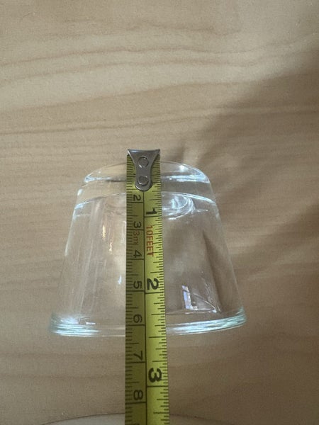 14x Candle holders (thick heavy glass) Carousel 4