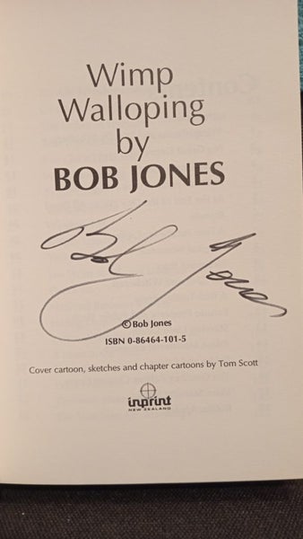Bob Jones Wimp Walloping 1st edition signed book Carousel 4