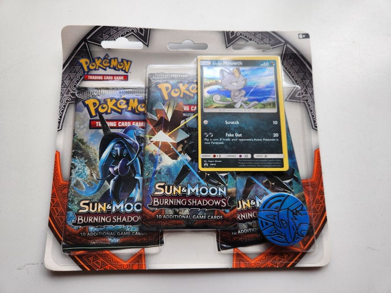Pokemon Burning Shadows - 3 Pack Blister Carousel 1