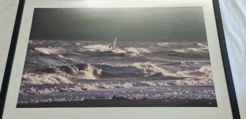 WINDSURFER PETONE BEACH FRAMED PHOTOGRAPH BY PHIL REID Carousel 3