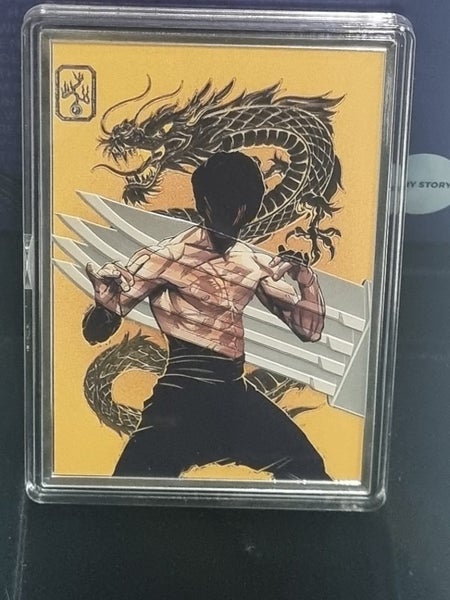 VERY RARE 5oz PURE SILVER Bruce Lee Enter the Dragon coin Carousel 2