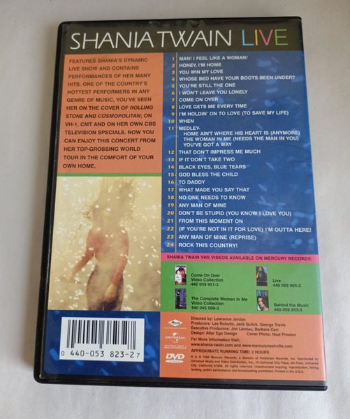 Shania Twain - DVD - Live Carousel 2