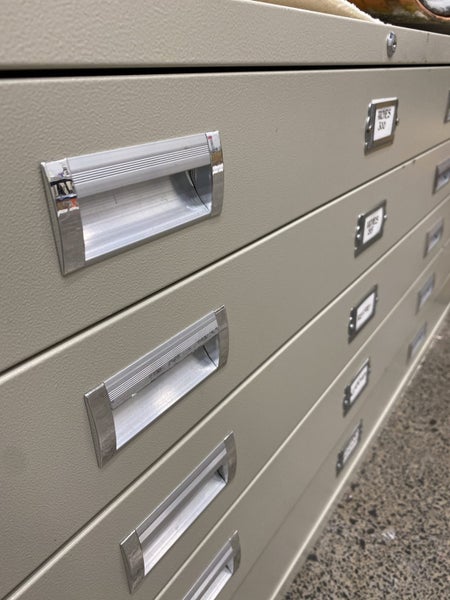 A0 Plan drawers/plan storage 1300mm wide x 940mm deep x 550 high Carousel 3
