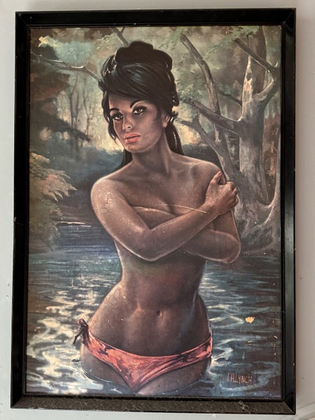 J H Lynch 60s painting “the nymph” Carousel 1
