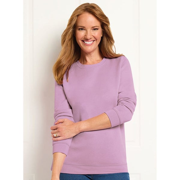 Fleece sweatshirt - size 18 - lavender - best way to stay warm! Carousel 1