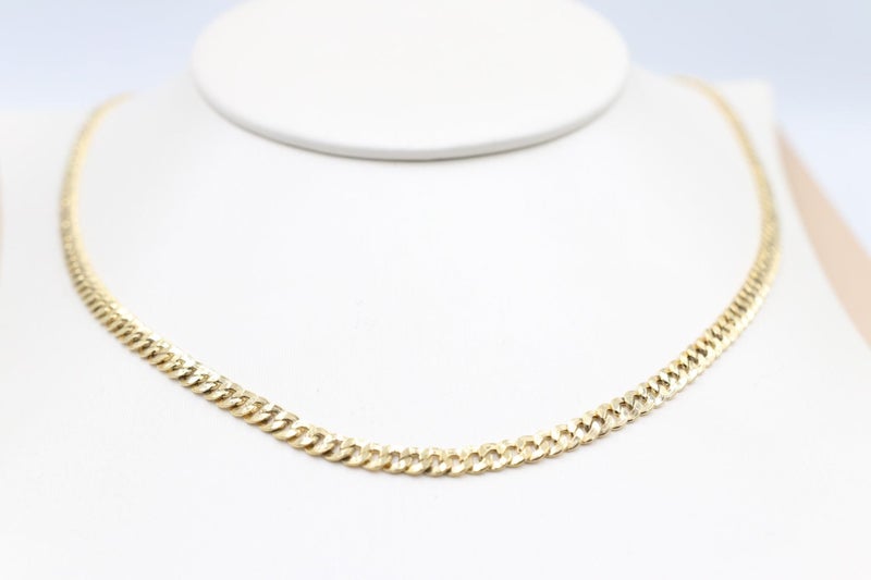 9ct Gold Italian Tight Curb Chain 60cm Carousel 1