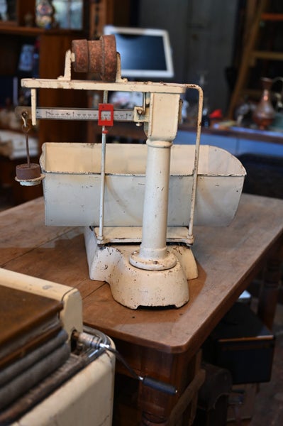antique baby scales from Wellington Hospital Carousel 2