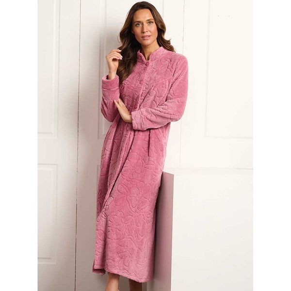 Plush Fleece Gown - Size XL (22-24) - Rose + Free Gift62967362928513118