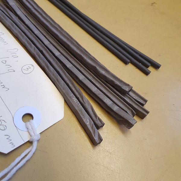 Radio Frequency shielding braid, 7 x 4x5mm x 150mm, 1 ohm / 50mm. plus 4 extra Carousel 1