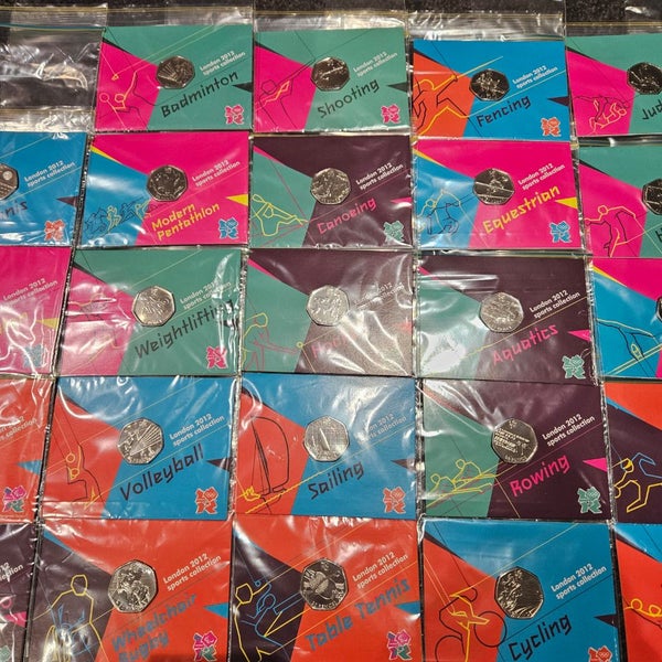 2012 Olympic 50p collection. Carousel 2