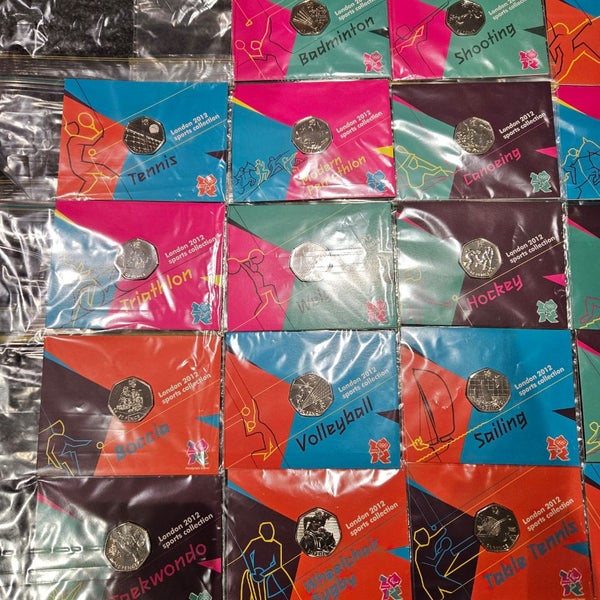 2012 Olympic 50p collection. Carousel 1