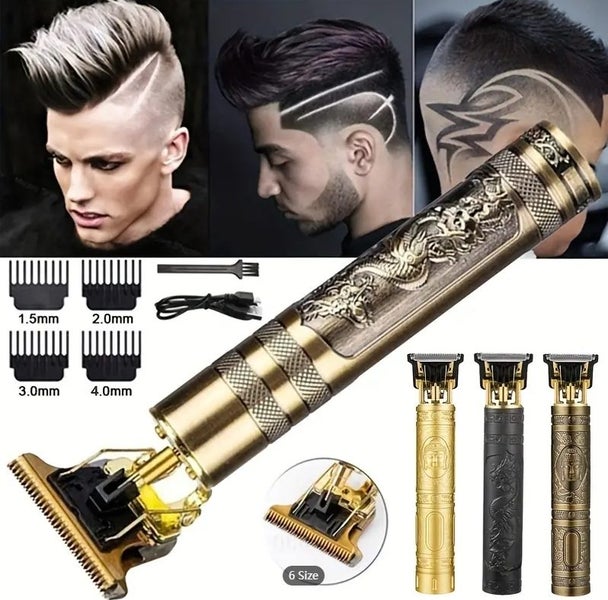 Sales! USB Rechargeable Hair Clipper, Barber Professional Electric Hair Trimmer Carousel 2