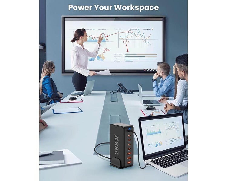 268W Fast USB C Charging Station (OVER STOCKED) Carousel 2
