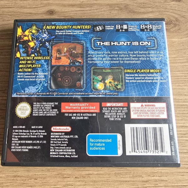Nintendo DS - Metroid Prime Hunters Game Carousel 2