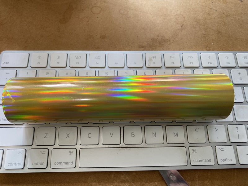 HEAT TRANSFER - HOT PRESS METALLIC FOIL ROLL $10 RESERVE THIS WEEK ONLY Carousel 1