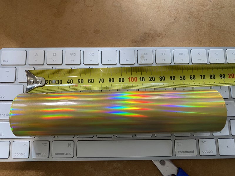 HEAT TRANSFER - HOT PRESS METALLIC FOIL ROLL $10 RESERVE THIS WEEK ONLY Carousel 2