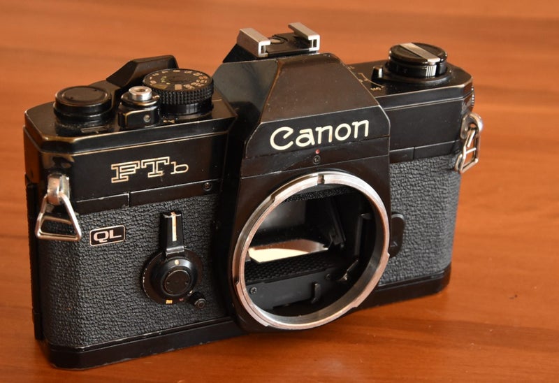 Canon FTb QL Black Body. Great User Camera. Carousel 1