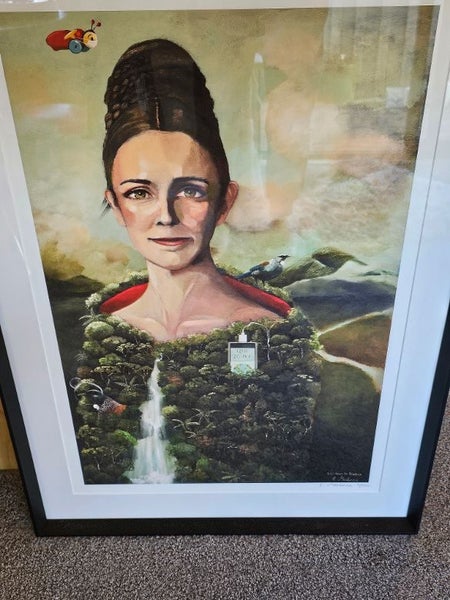 Ltd Edition of 300. NZ Pop/Political Art Piece. "Lock-down in Paradise 2020". Carousel 8