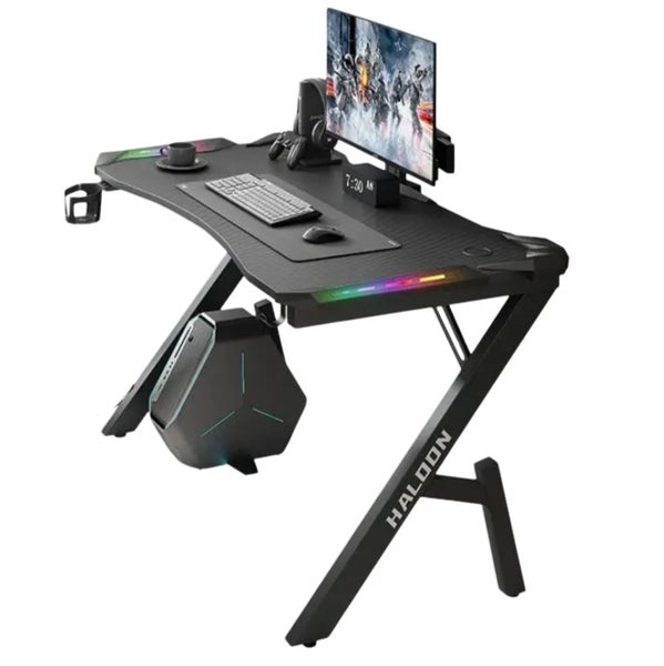 Gaming Desk Computer Desk with LED Light 100Cm Snap Deal Carousel 1