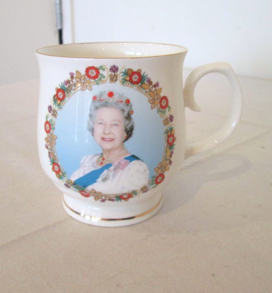 Norfolk China Waltham Abbey Golden Jubilee 2002 Mug Carousel 1
