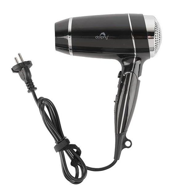 Dolphy 1800W High-Speed Wall Mounted Hair Dryer - Black, Hot & Cold Air, Low ... Carousel 2